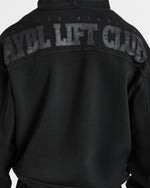 Lift Club Distressed Hoodie - Noir/Charcoal