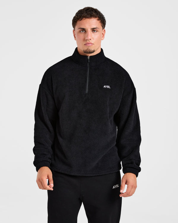 Essential 1/4 Zip Fleece - Noir