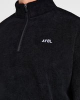 Essential 1/4 Zip Fleece - Noir