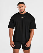 Wesley Vissers x Golden Mentality Oversized T Shirt - Noir