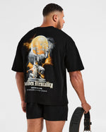 Wesley Vissers x Golden Mentality Oversized T Shirt - Noir