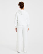 Lifestyle Oversized Straight Leg Joggers - Heather Gris
