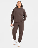 Lifestyle Oversized Joggers - Umber Marron