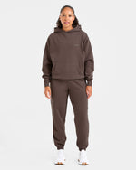 Lifestyle Oversized Hoodie - Umber Marron