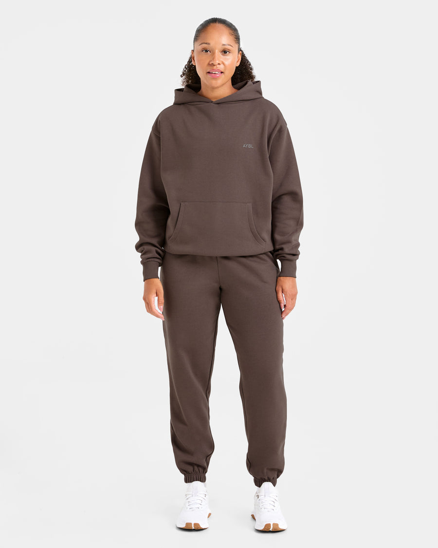 Lifestyle Oversized Hoodie - Umber Marron