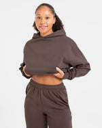 Lifestyle Oversized Hoodie - Umber Marron