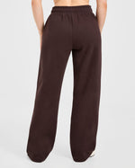 Varsity 2.0 Oversized Straight Leg Joggers - Cocoa Brun