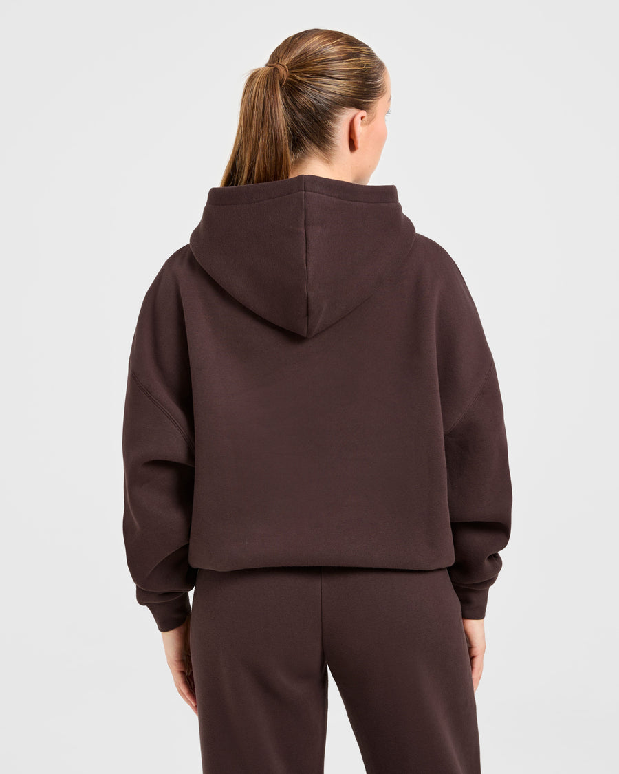 Varsity 2.0 Oversized Hoodie - Cocoa Brun