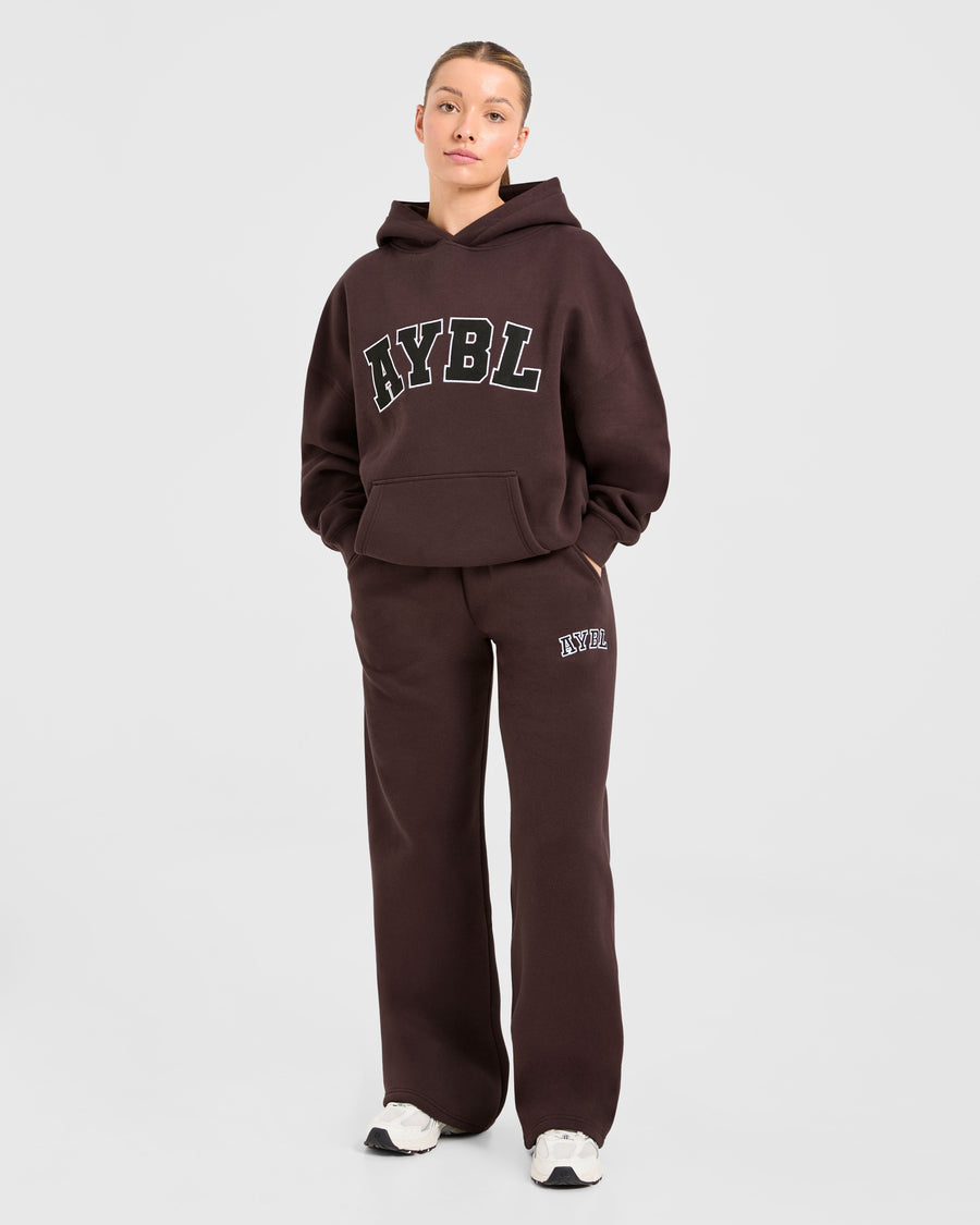 Varsity 2.0 Oversized Hoodie - Cocoa Brun