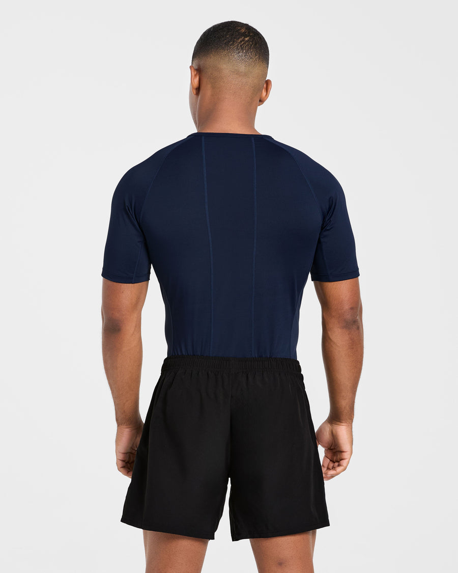 Compression T Shirt - Navy
