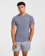Compression Relaxed T Shirt - Slate Gris