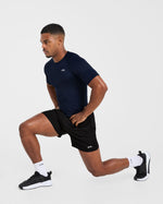 Compression T Shirt - Navy