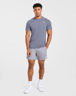 Compression Relaxed T Shirt - Slate Gris
