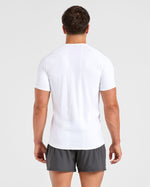 Compression Relaxed T Shirt - Blanc