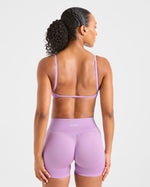 Adapt Seamless Strappy Sports Bra - Spring Lilac
