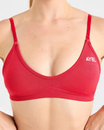 Adapt Seamless Strappy Sports Bra - Salsa Rouge