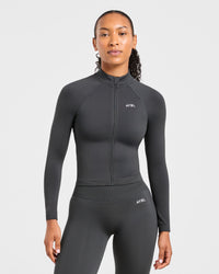 Adapt Seamless Jacket - Dark Charcoal