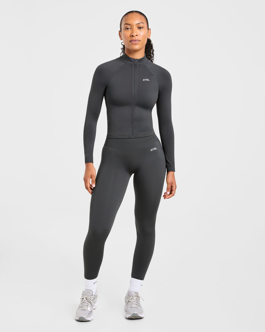 Adapt Seamless Jacket - Dark Charcoal