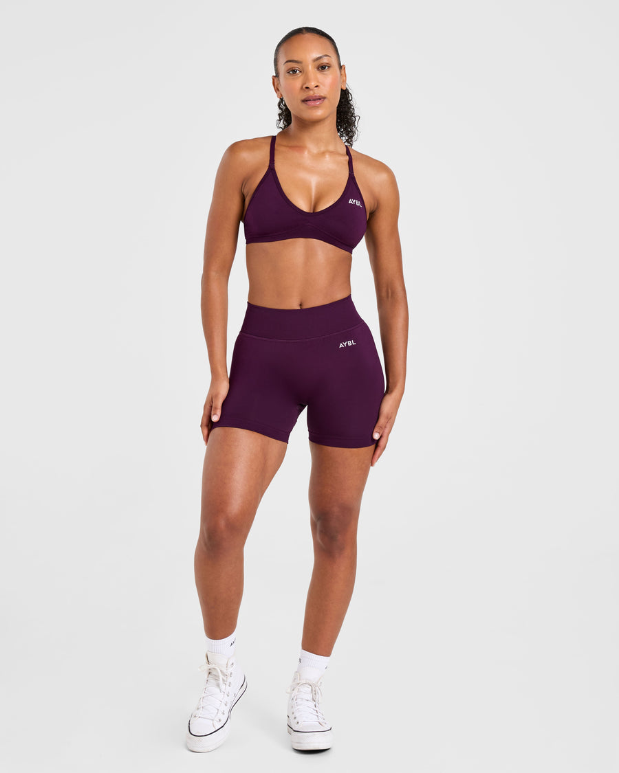 Adapt Seamless Shorts | 4.5" - Midnight Plum