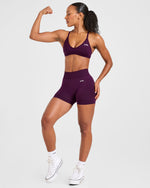 Adapt Seamless Shorts | 4.5" - Midnight Plum