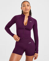 Adapt Seamless Jacket - Midnight Plum