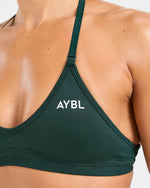 Adapt Seamless Strappy Sports Bra - Deep Forest