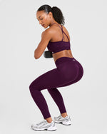 Adapt Seamless Sports Bra - Midnight Plum