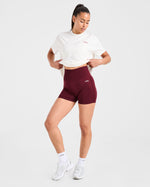 Athletics Club Oversized T Shirt - Off Blanc