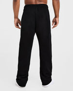 Essential Oversized Straight Leg Joggers - Noir