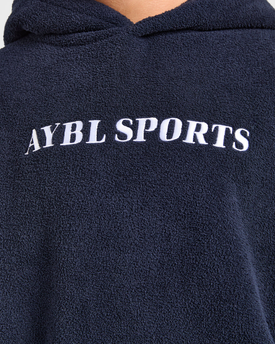 AYBL Sports Oversized Fleece Hoodie - Navy