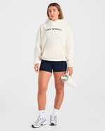 AYBL Sports Oversized Fleece Hoodie - Crème