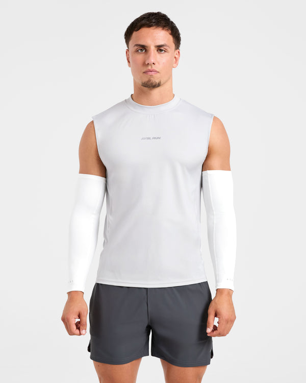 Base Layer Arm Sleeves - Blanc