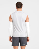 Base Layer Arm Sleeves - Blanc