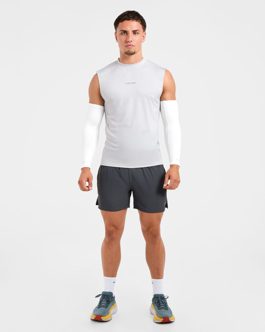 Base Layer Arm Sleeves - Blanc