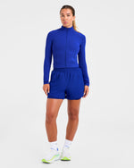 Run Zip Jacket - Cobalt