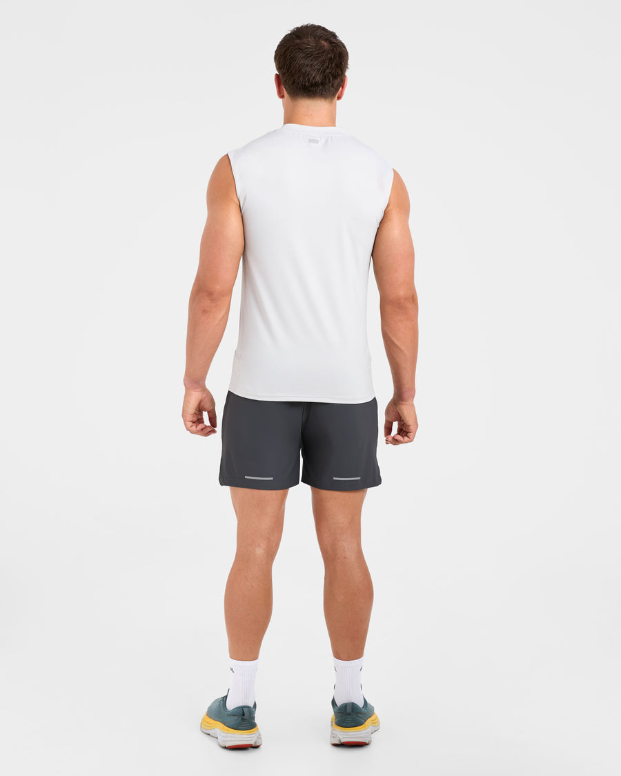 Run Slim Tank - Ice Gris