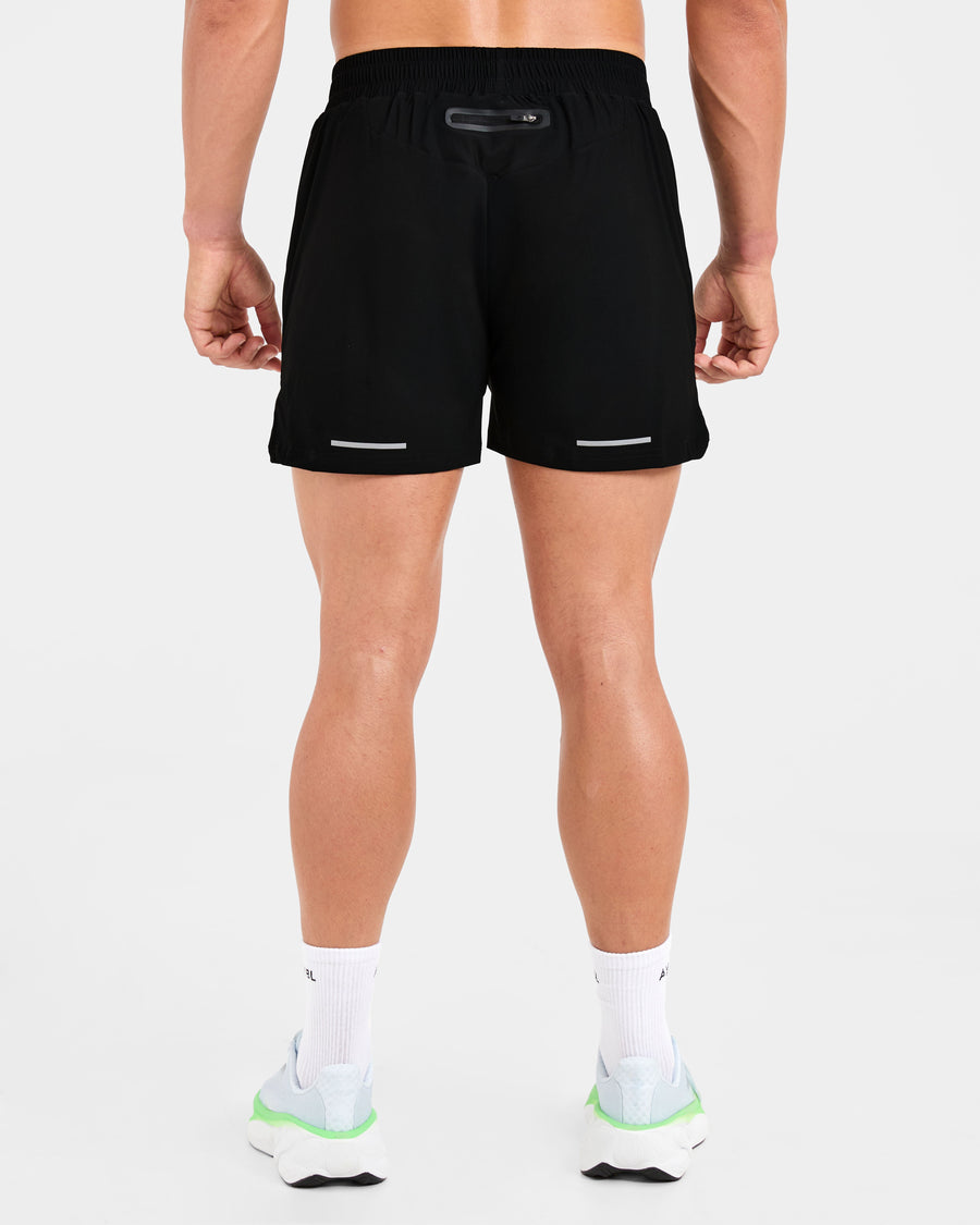 Run 5" Shorts - Noir