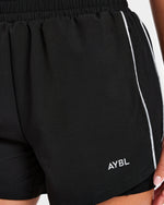Run 2 in 1 Shorts - Noir