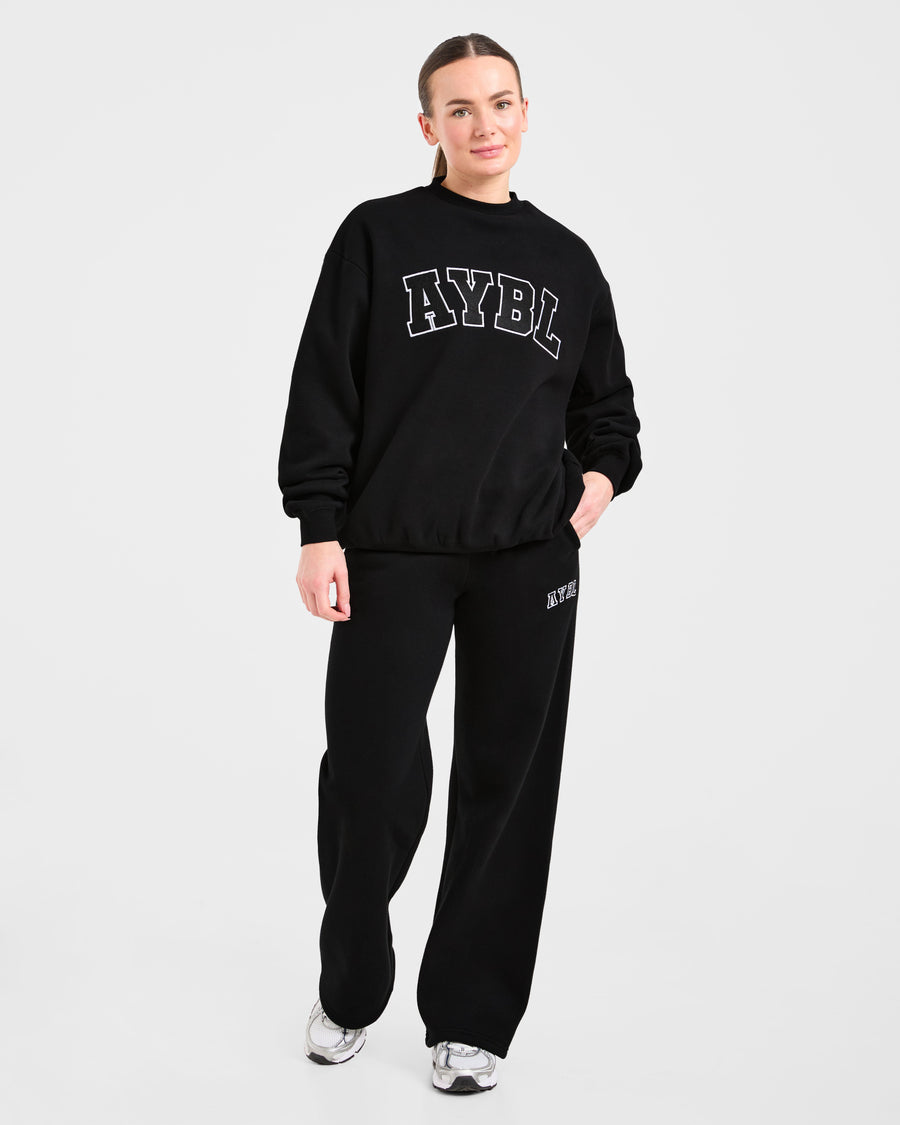 Varsity 2.0 Oversized Sweatshirt - Noir