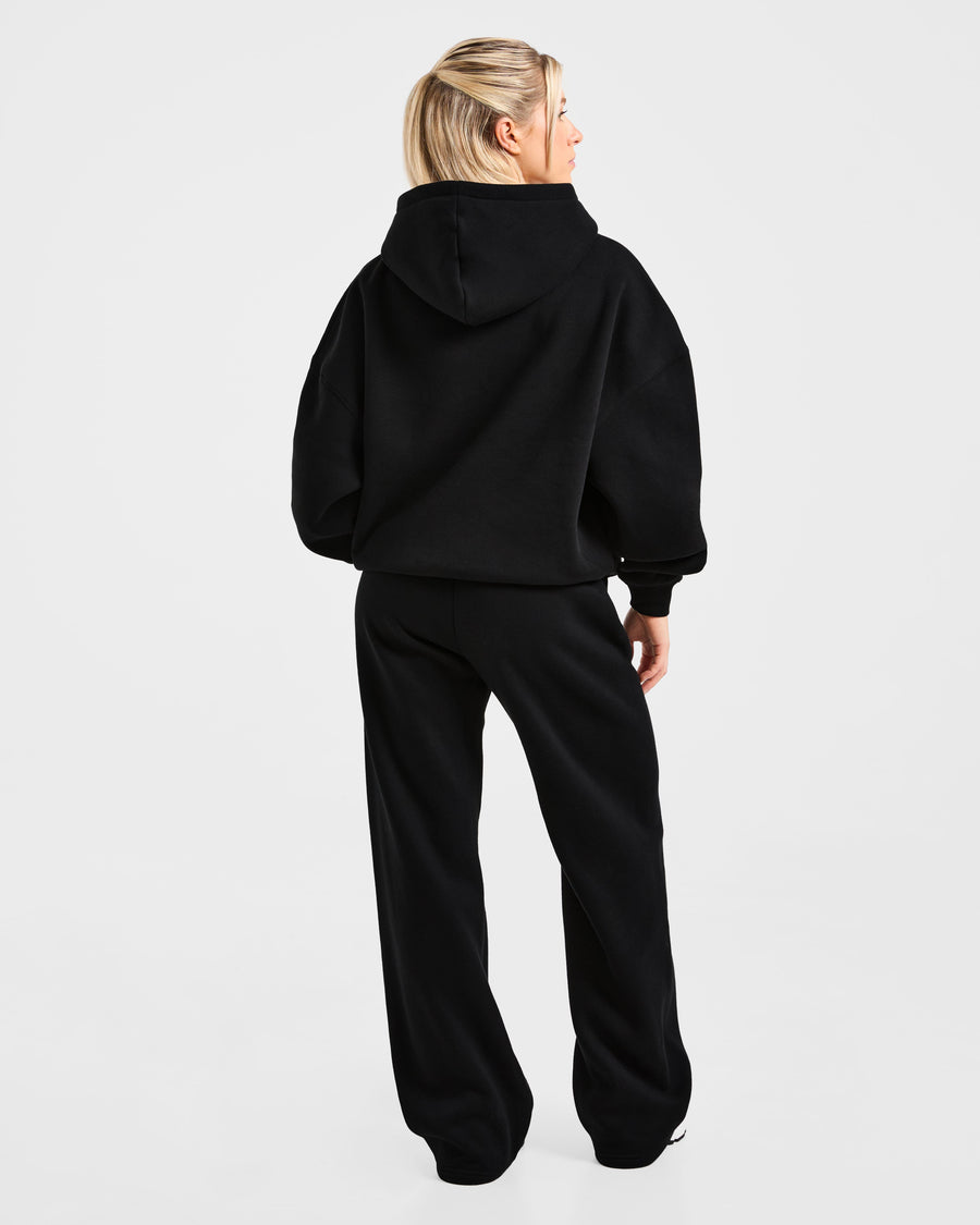 Varsity 2.0 Oversized Hoodie - Noir