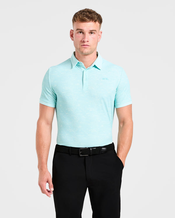 Precision Texture Polo - Summer Bleu
