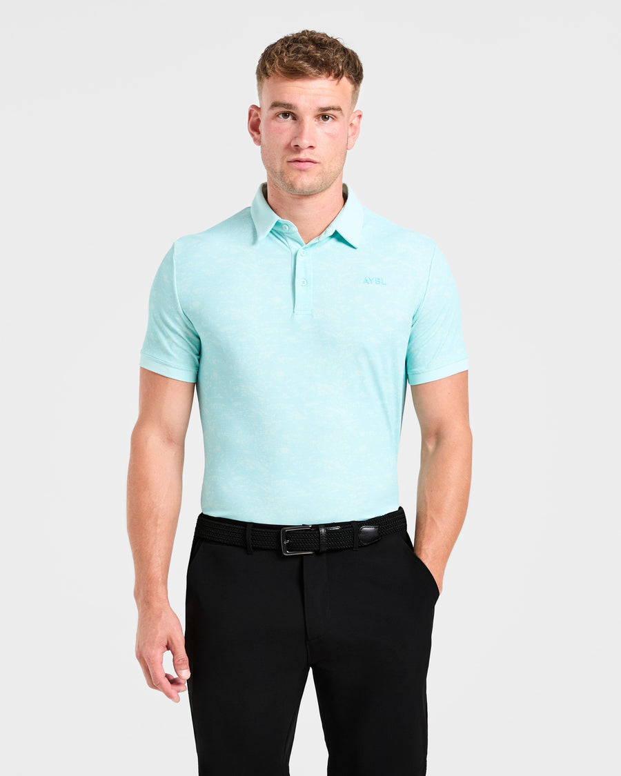 Precision Texture Polo - Summer Bleu