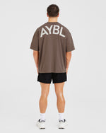 Essential Oversized T Shirt - Marron