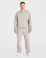 Essential Oversized Sweater - Stone