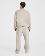 Essential Oversized Sweater - Stone