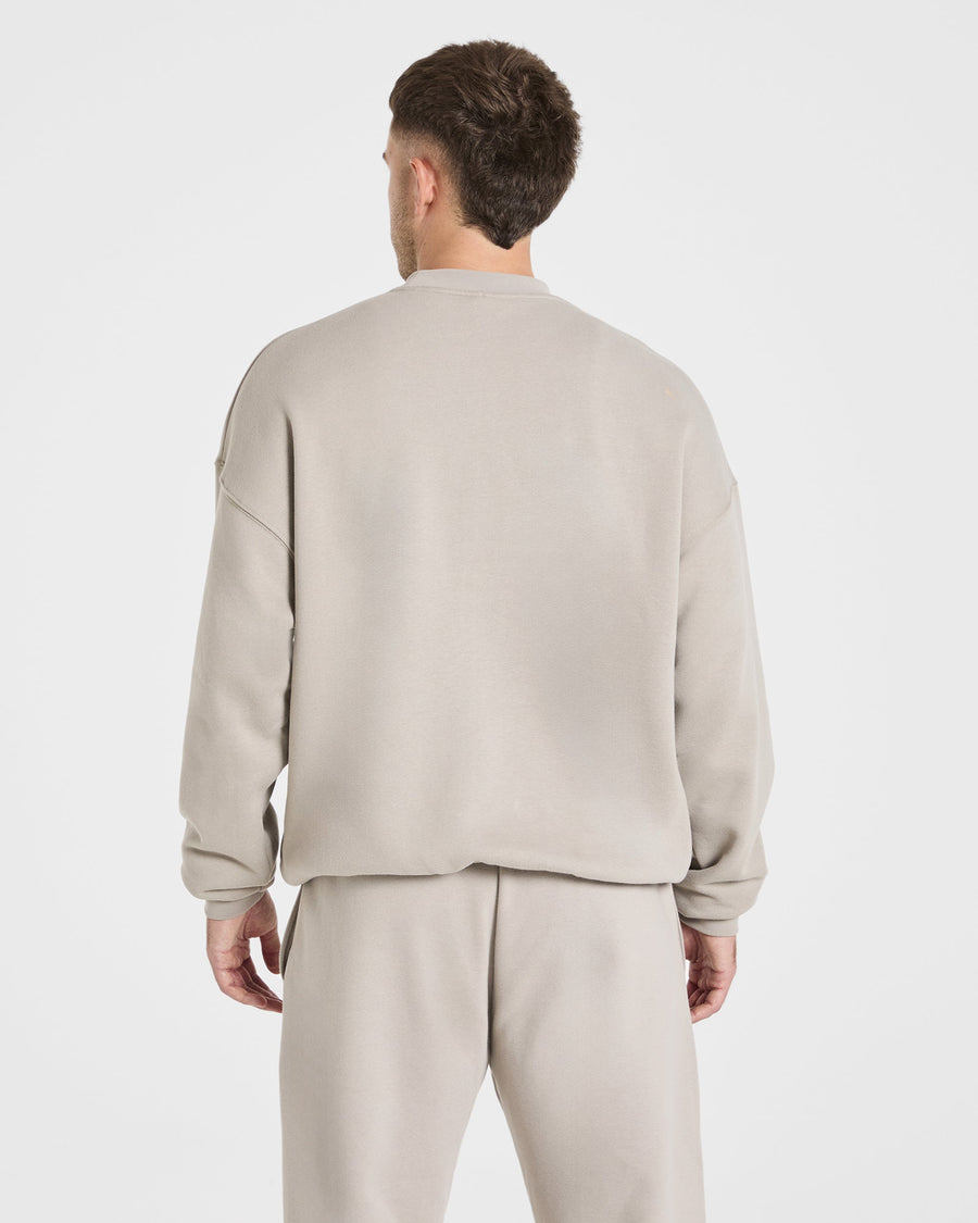 Essential Oversized Sweater - Stone