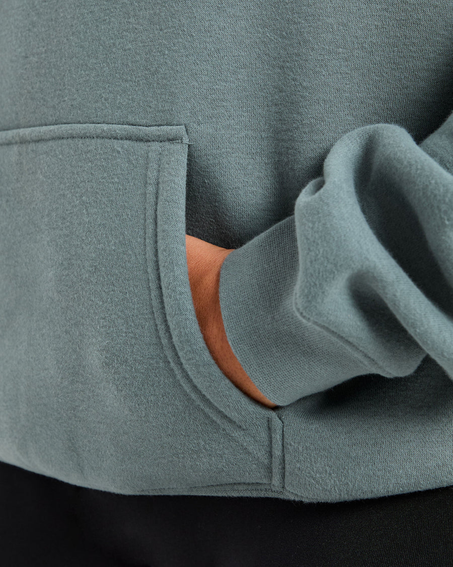Athletics Applique Oversized Hoodie - Slate
