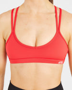 Essential Strappy Sports Bra - True Rouge