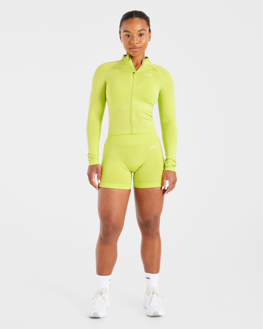 Adapt Seamless Jacket - Lime Vert