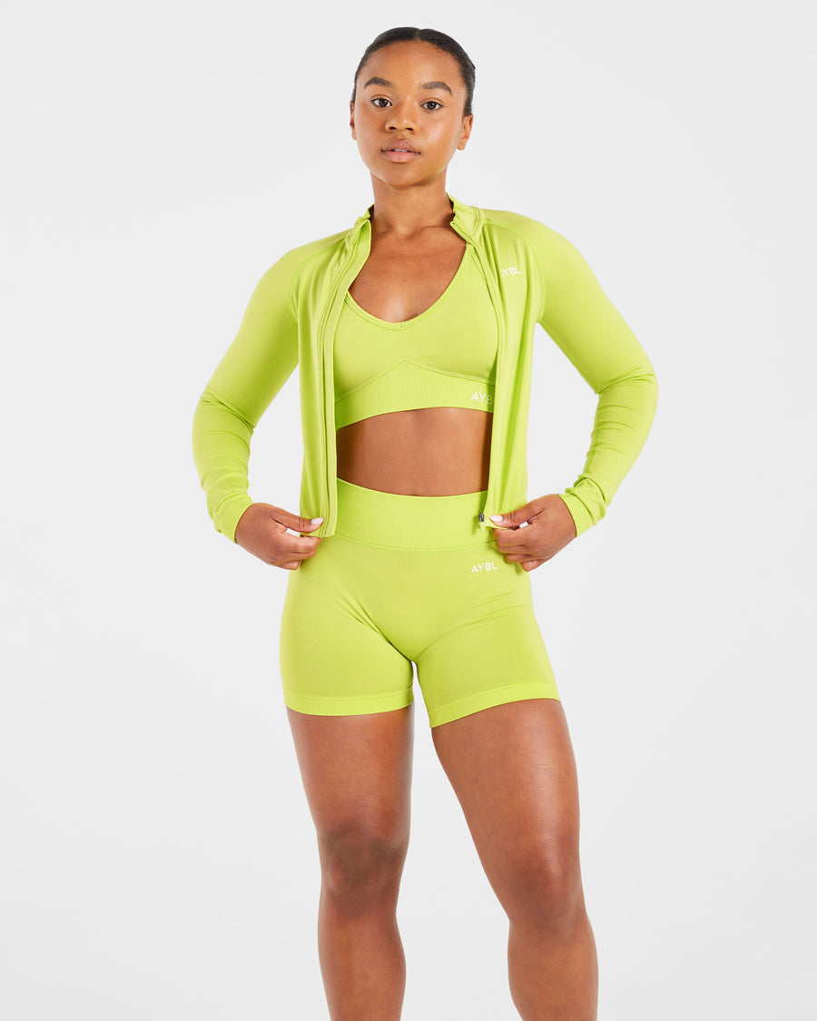 Adapt Seamless Jacket - Lime Vert